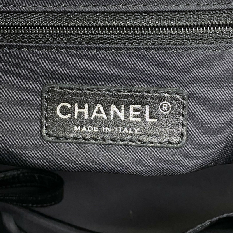 黑色 帆布 Paris Biarritz 托特包 肩背包 無卡【CHANEL 香奈兒】 A34210-5