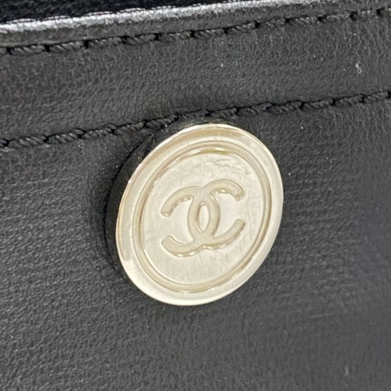 黑色 帆布 Paris Biarritz 托特包 肩背包 無卡【CHANEL 香奈兒】 A34210-10