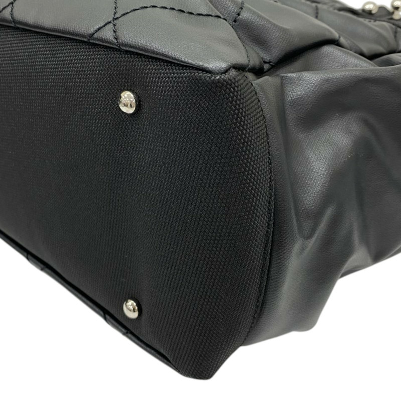 黑色 帆布 Paris Biarritz 托特包 肩背包 無卡【CHANEL 香奈兒】 A34210-12
