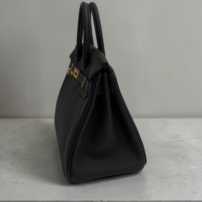 Hermes Birkin25 金釦 膠膜未撕 W刻 Togo皮 臺灣購證正本 全配-4