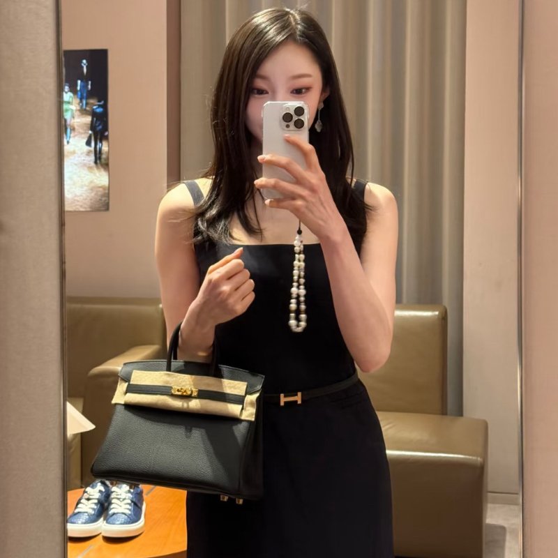 Hermes Birkin25 金釦 膠膜未撕 W刻 Togo皮 臺灣購證正本 全配-6