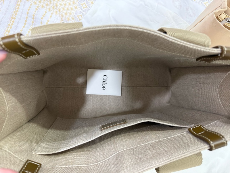 Chloe Woody肩背包中款 橄欖綠-2