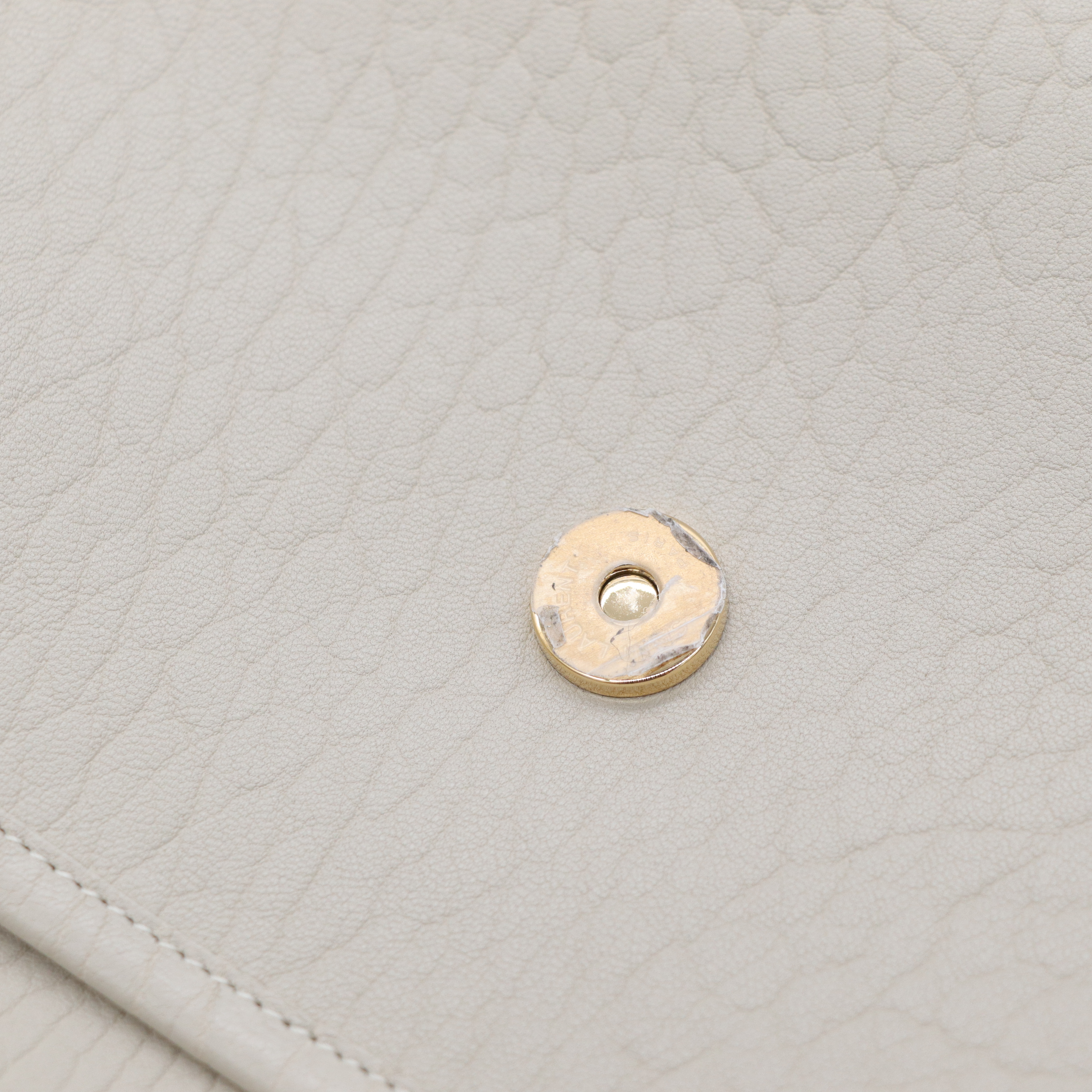 Saint Laurent YSL 聖羅蘭 白色NIKI 山羊皮 郵差包 手提包 肩背包 兩用包 (未使用保存品)-9