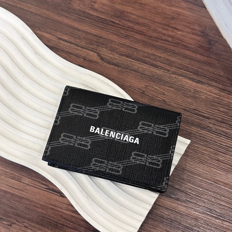BALENCIAGA 792686 黑卡包-0