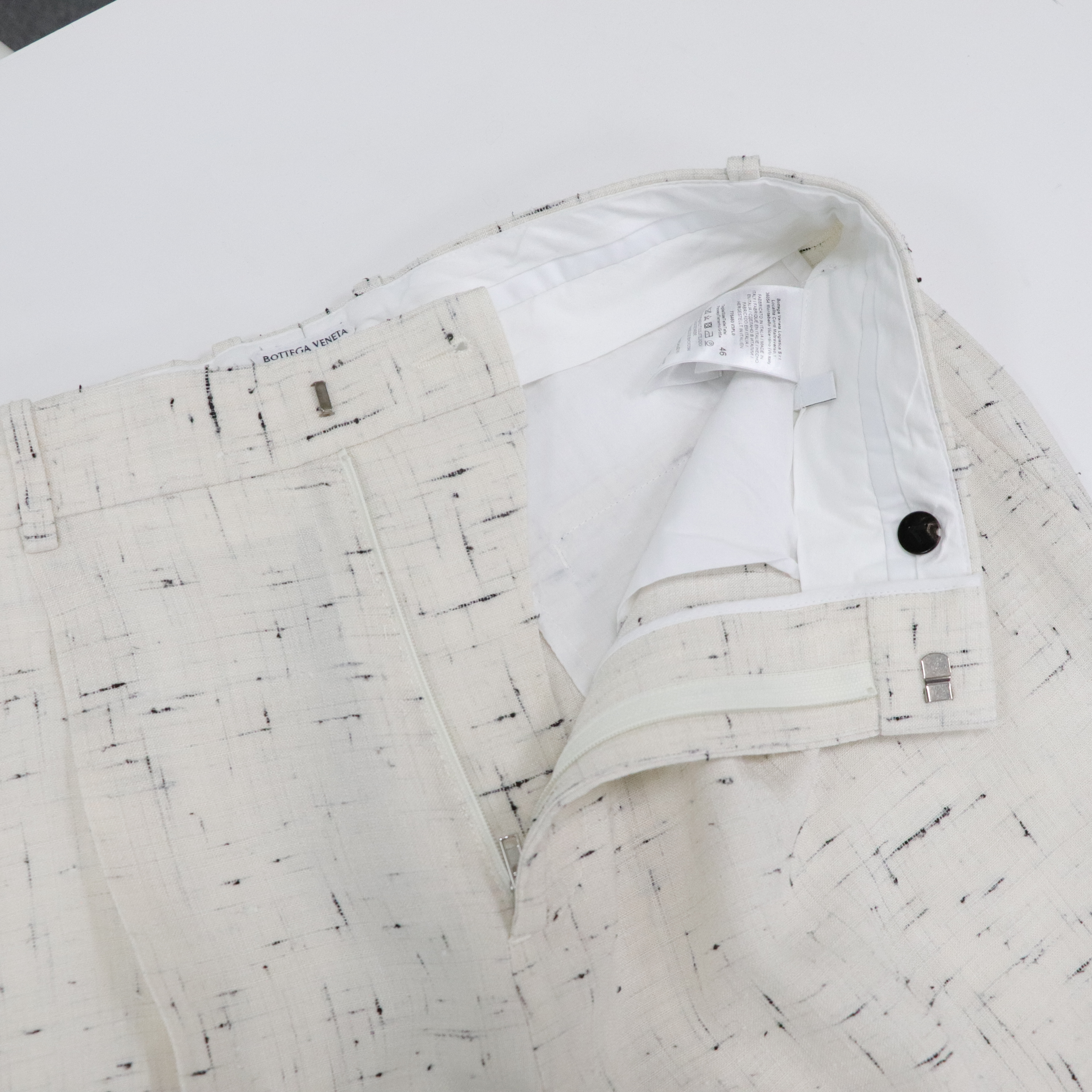 Bottega Veneta 寶緹嘉 麻質 印花 長褲 735996-2