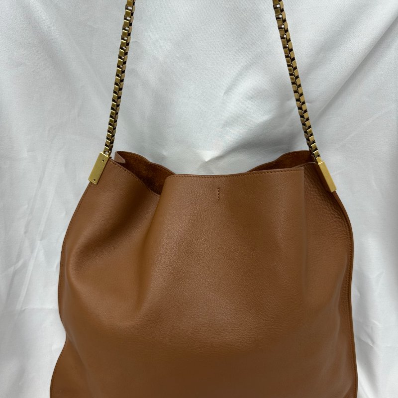 現貨 YSL Suzanne 咖棕子母hobo-2