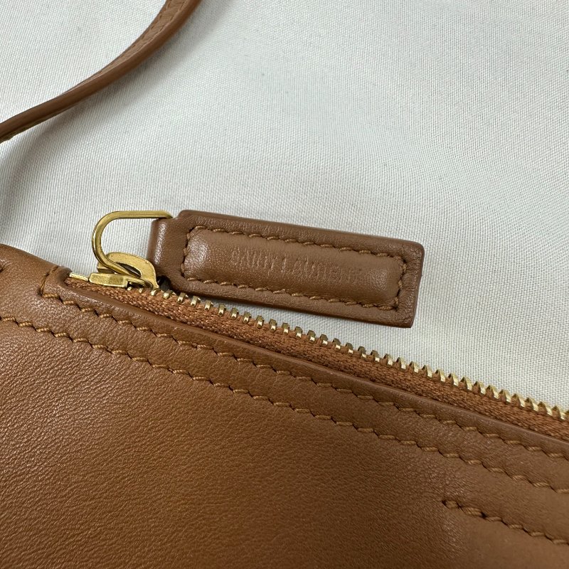 現貨 YSL Suzanne 咖棕子母hobo-12