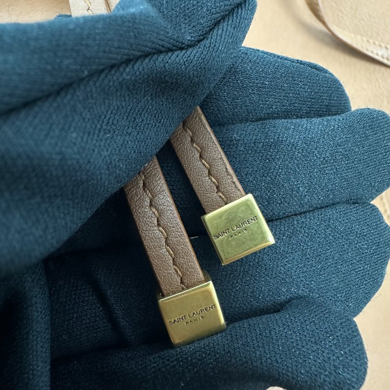 現貨 YSL Suzanne 咖棕子母hobo-16