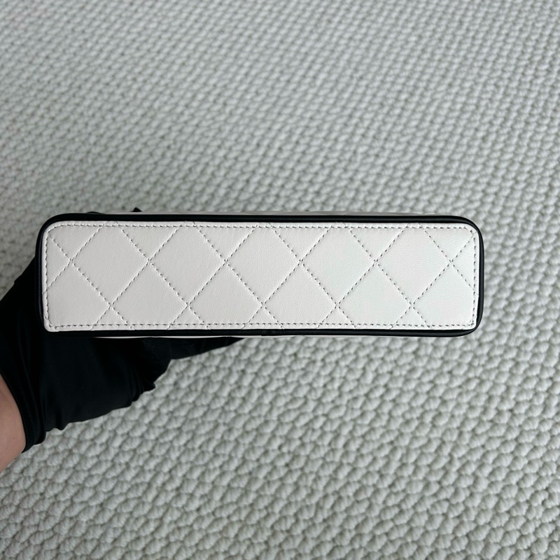 閒置新🆕Chanel/香奈兒 熊貓lp羊皮 手提包斜挎包 銀扣✅正品-6