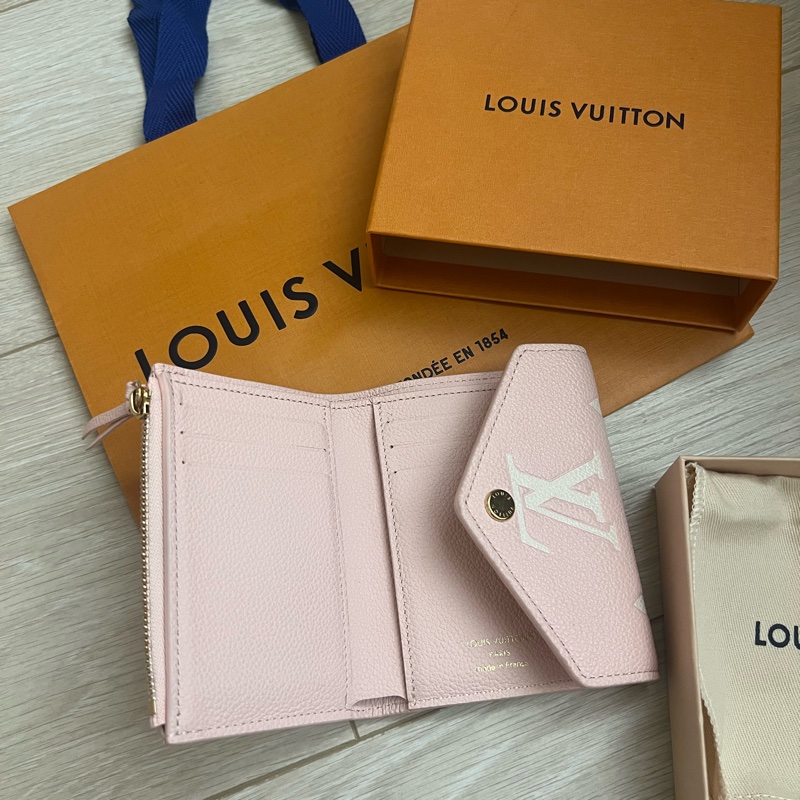 Louis Vuitton Monogram Empreinte 牛皮Confetti Pink M26895-2