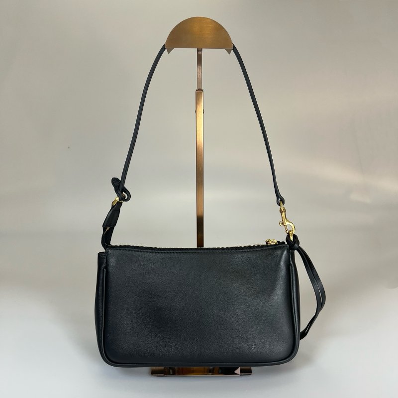 BALENCIAGA 黑牛皮Rodeo肩背包 MINI-1