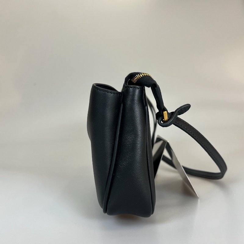 BALENCIAGA 黑牛皮Rodeo肩背包 MINI-2