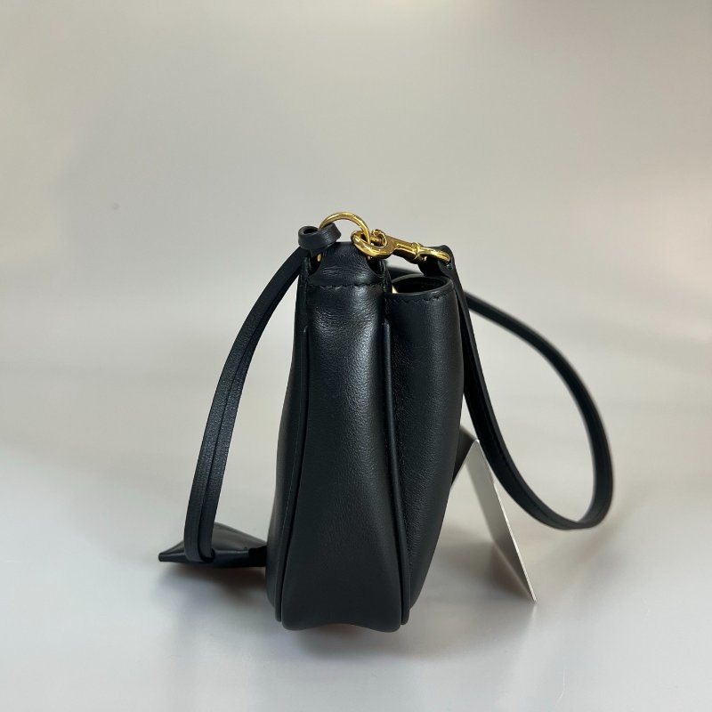 BALENCIAGA 黑牛皮Rodeo肩背包 MINI-3