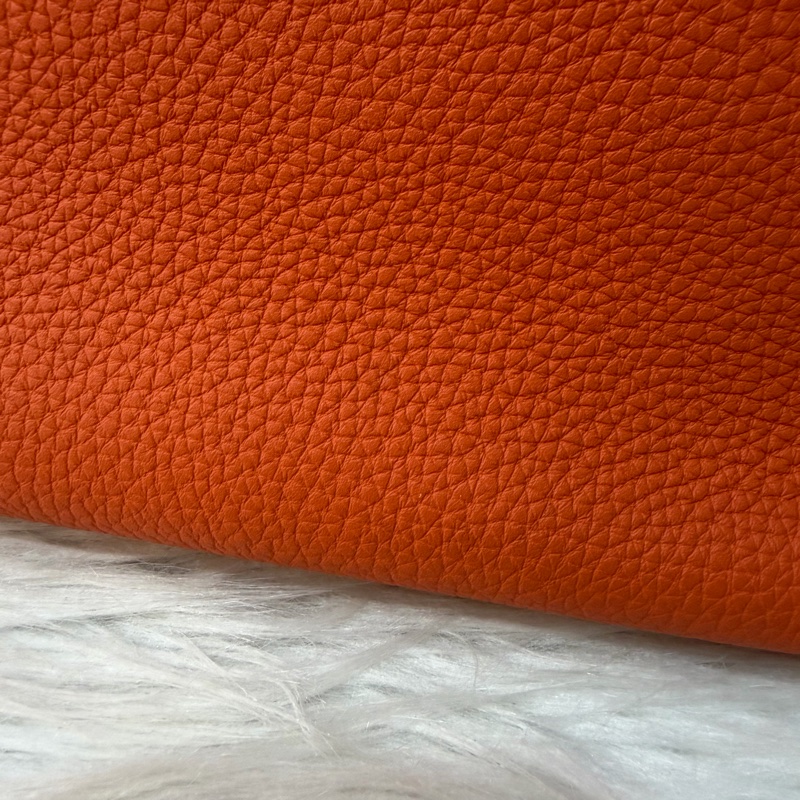 HERMES SO KELLY 26 TOGO愛馬仕橘色銀釦凱莉包肩背包斜背包水桶包-71