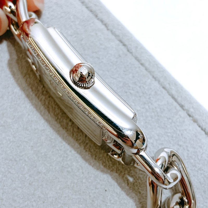 TW4876 Hermes 愛馬仕帶鑽女錶 Nantucket Watch 29 mm Small Model 48+24 Diamonds (0.23 ct+0.094 ct)-6