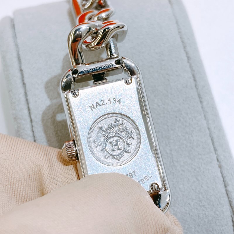 TW4876 Hermes 愛馬仕帶鑽女錶 Nantucket Watch 29 mm Small Model 48+24 Diamonds (0.23 ct+0.094 ct)-8