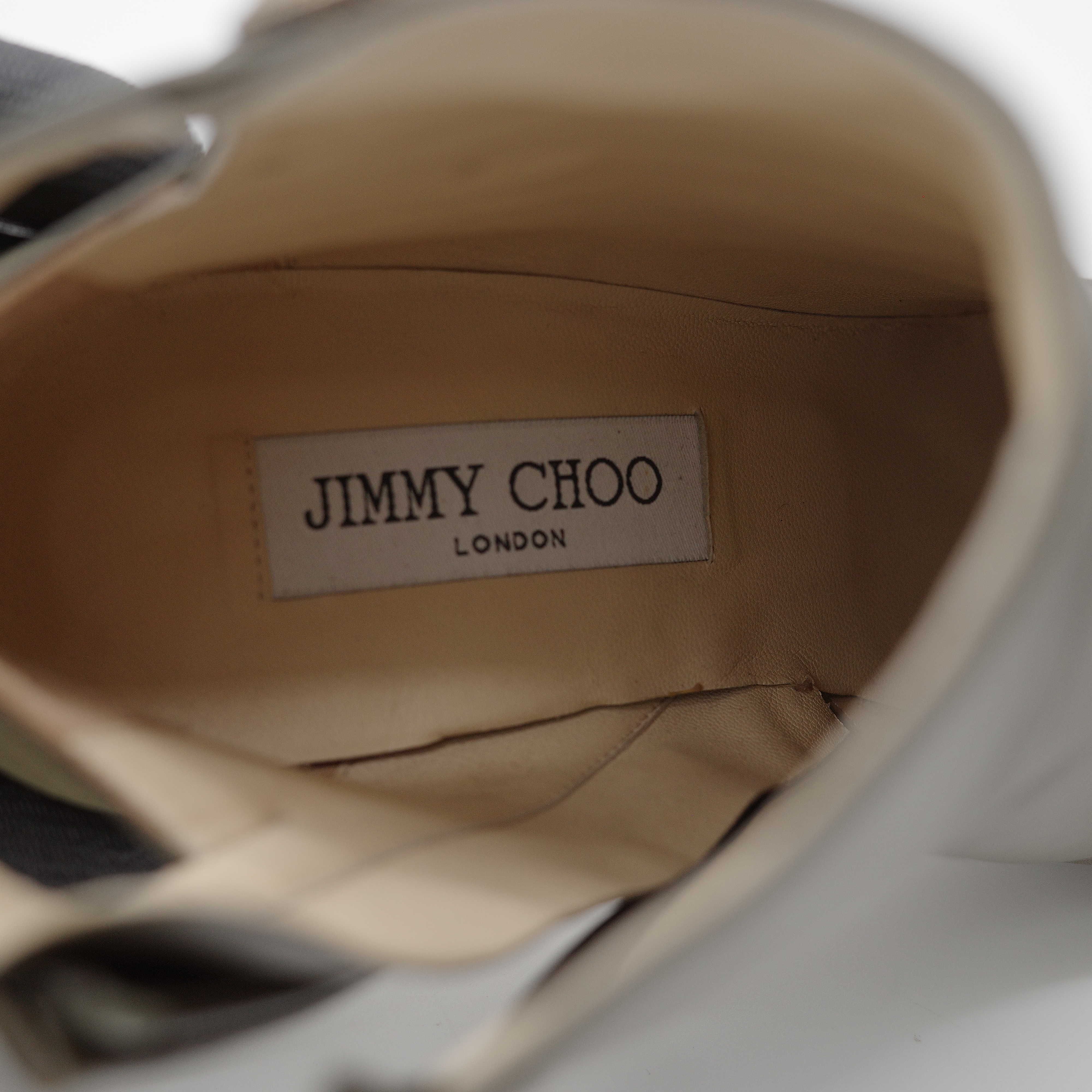 Jimmy Choo吉米周 Troop 橄欖綠皮革 麂皮 90mm 高跟短靴-9