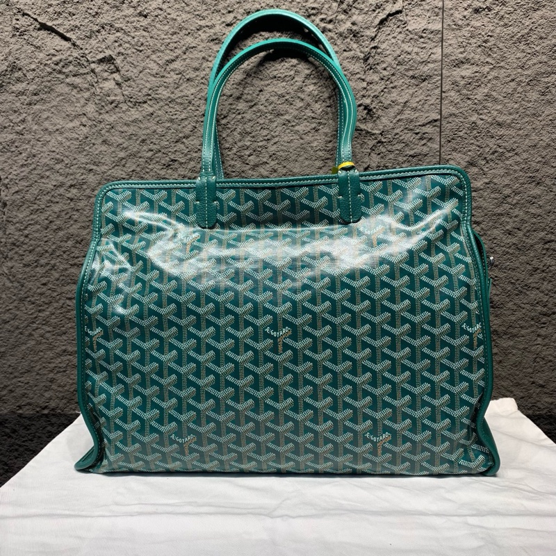 99🆕Goyard/戈雅 hardy pm綠色托特tote包手提包購物袋💚正品 24編碼-1