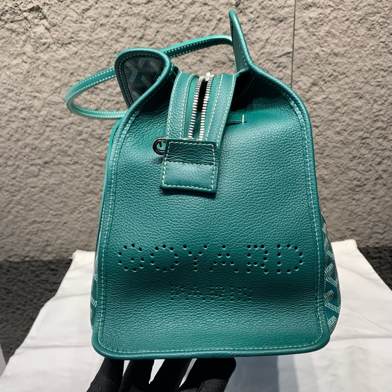 99🆕Goyard/戈雅 hardy pm綠色托特tote包手提包購物袋💚正品 24編碼-3