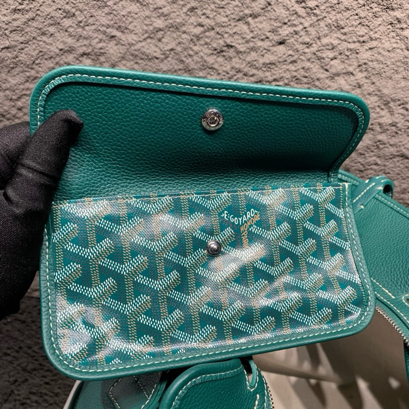 99🆕Goyard/戈雅 hardy pm綠色托特tote包手提包購物袋💚正品 24編碼-7