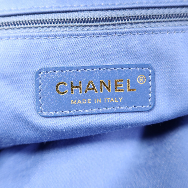 CHANEL 牛仔布Mood Shopping Tote手挽肩背兩用袋-5