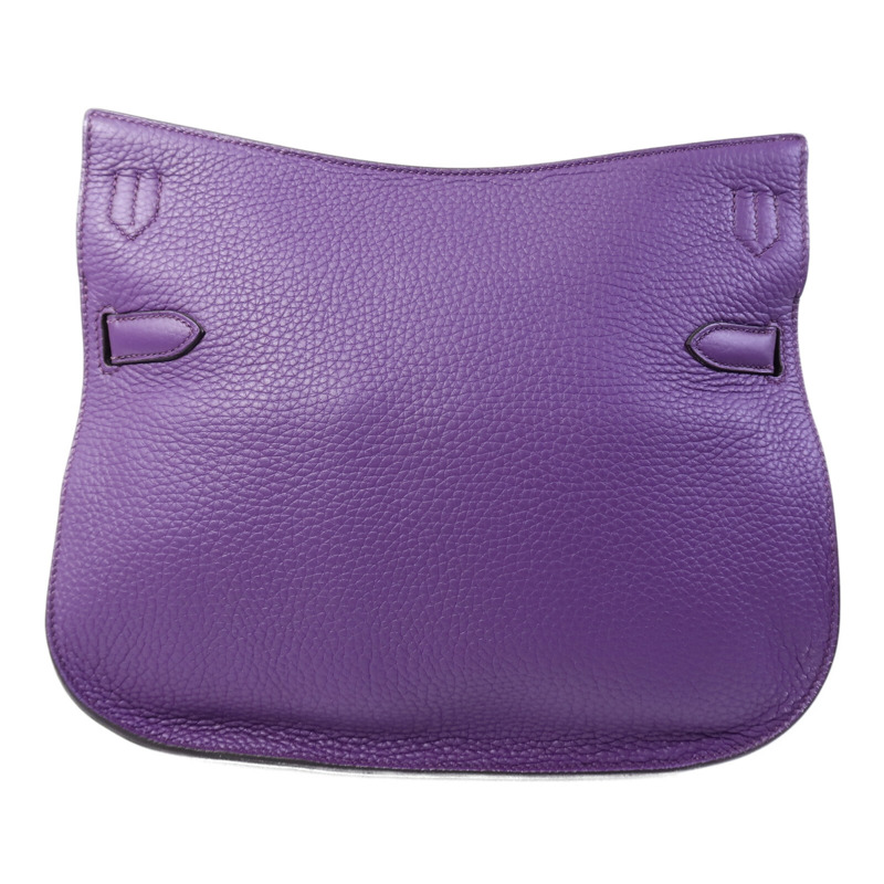 HERMES Clemence皮革Jypsiere 28肩背袋Iris-1