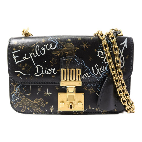 Dior 牛皮皮革Explore In The Sky Dior Addict鏈帶肩背袋