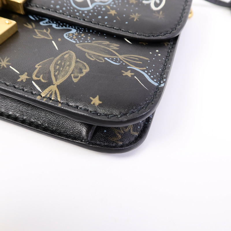 Dior 牛皮皮革Explore In The Sky Dior Addict鏈帶肩背袋-10