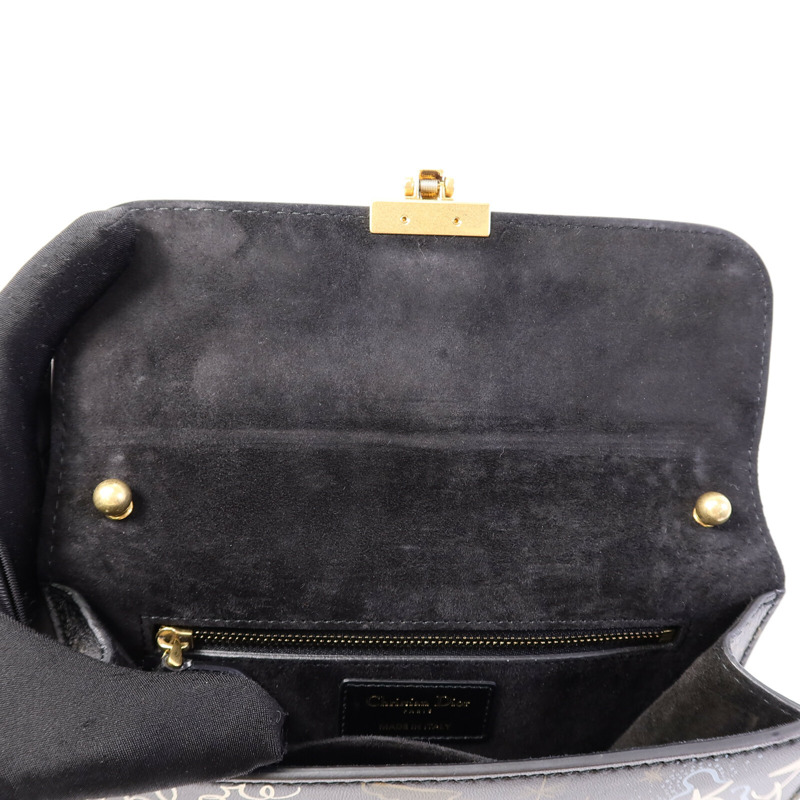 Dior 牛皮皮革Explore In The Sky Dior Addict鏈帶肩背袋-14