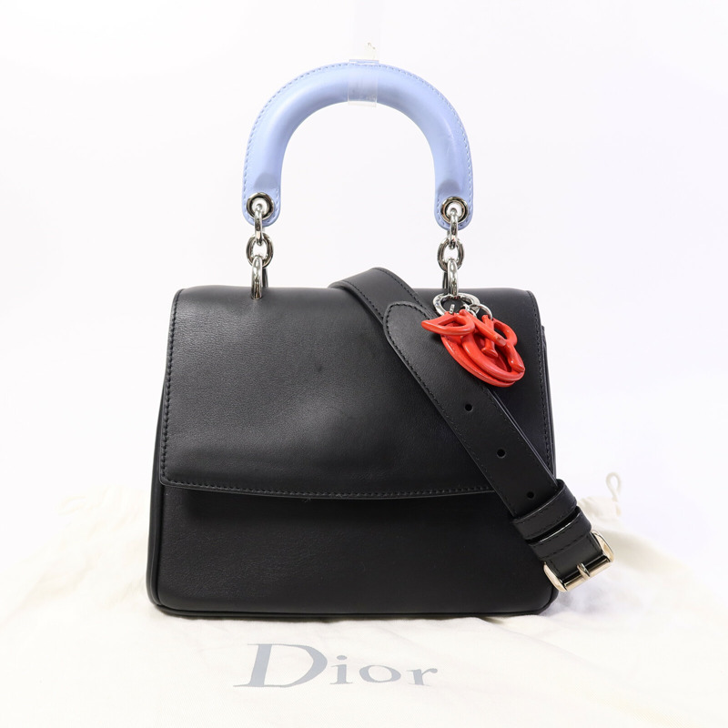 Dior 牛皮皮革Be Dior手挽肩背兩用袋-9