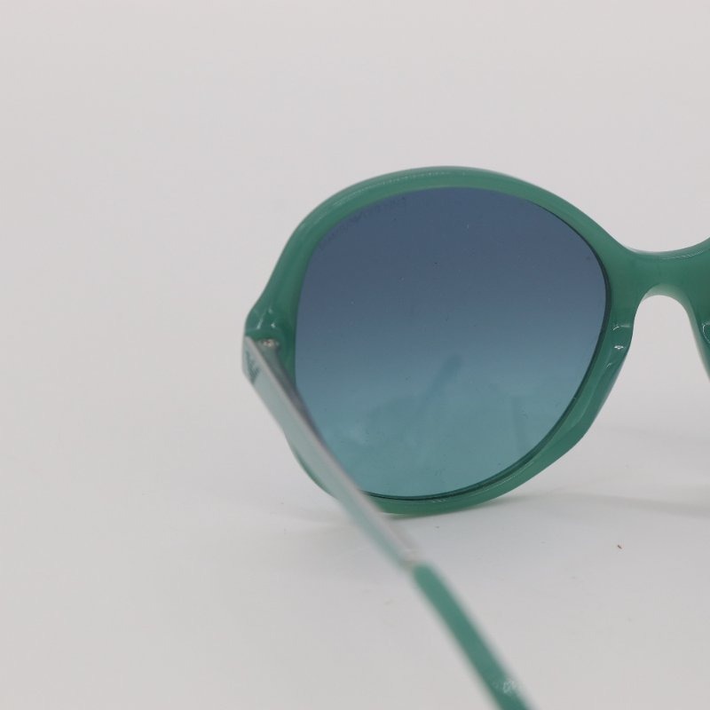 近新 💫💫 EMPORIO ARMANI 綠色圓形太陽眼鏡-5