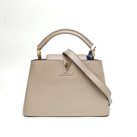 LOUIS VUITTON CapucinesBB27灰色牛皮金扣2015肩背包