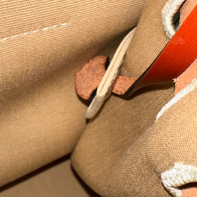 Hermes herbag31磚紅拼奶茶色-15