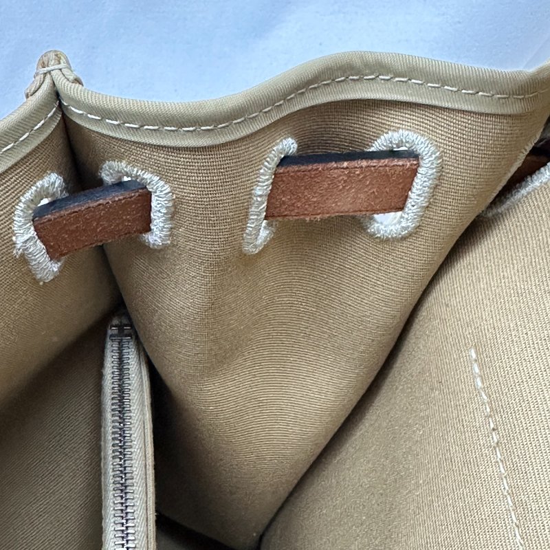 Hermes herbag31磚紅拼奶茶色-17