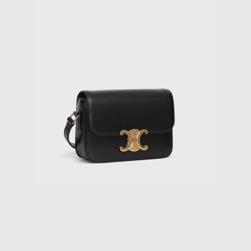 Celine 女士 TRIOMPHE TEEN牛皮肩背包均碼碼TEEN、18.5cm*7cm*13.5cm-1