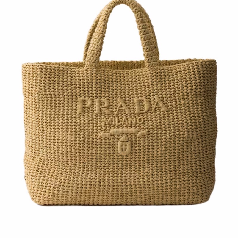 Prada 女士 鈎針編織手提袋均碼碼40cm*16cm*34cm-2
