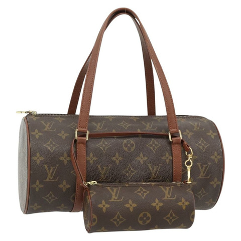 路易威登 Monogram Papillon 30 手提包 M51385 LV Auth am11668V