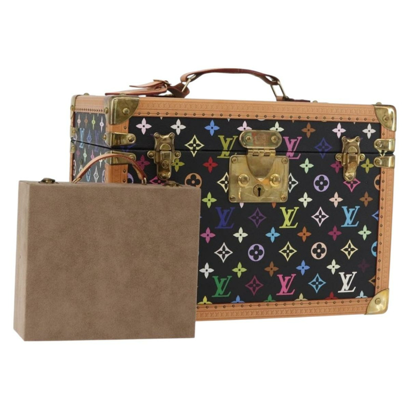 【日本直送】路易威登 Monogram Multicolor Boite Pharmacy Pouch 黑色 LV Auth yk20405SM-0