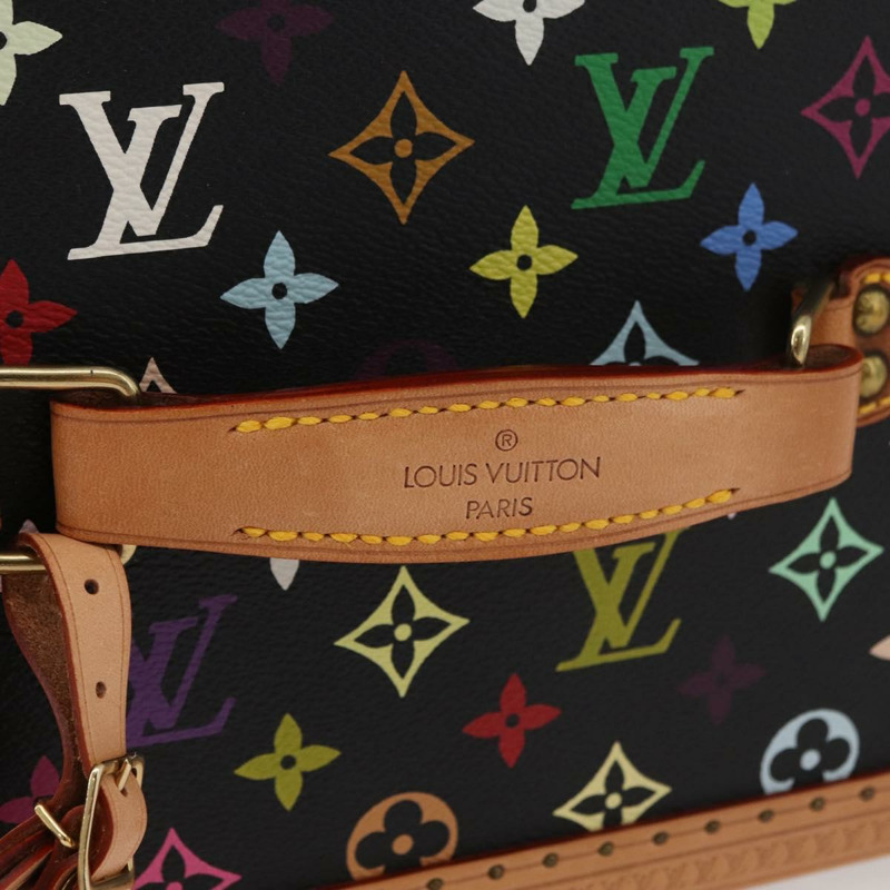 【日本直送】路易威登 Monogram Multicolor Boite Pharmacy Pouch 黑色 LV Auth yk20405SM-7
