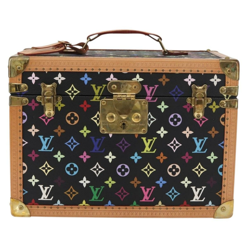 【日本直送】路易威登 Monogram Multicolor Boite Pharmacy Pouch 黑色 LV Auth yk20405SM-13