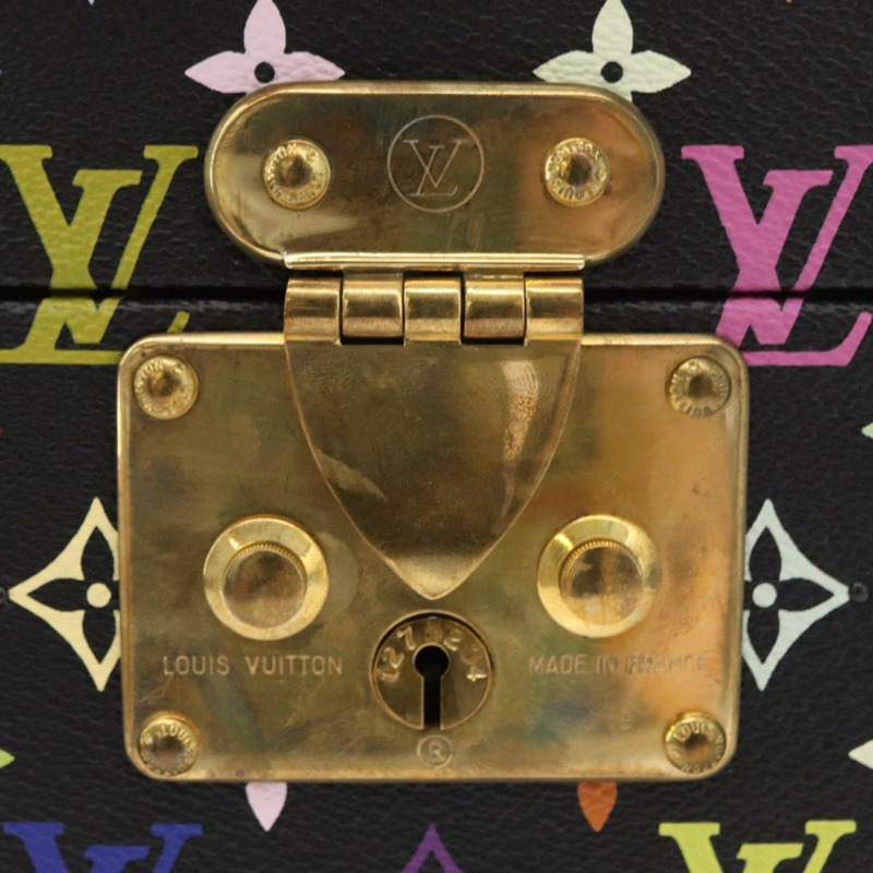 【日本直送】路易威登 Monogram Multicolor Boite Pharmacy Pouch 黑色 LV Auth yk20405SM-23