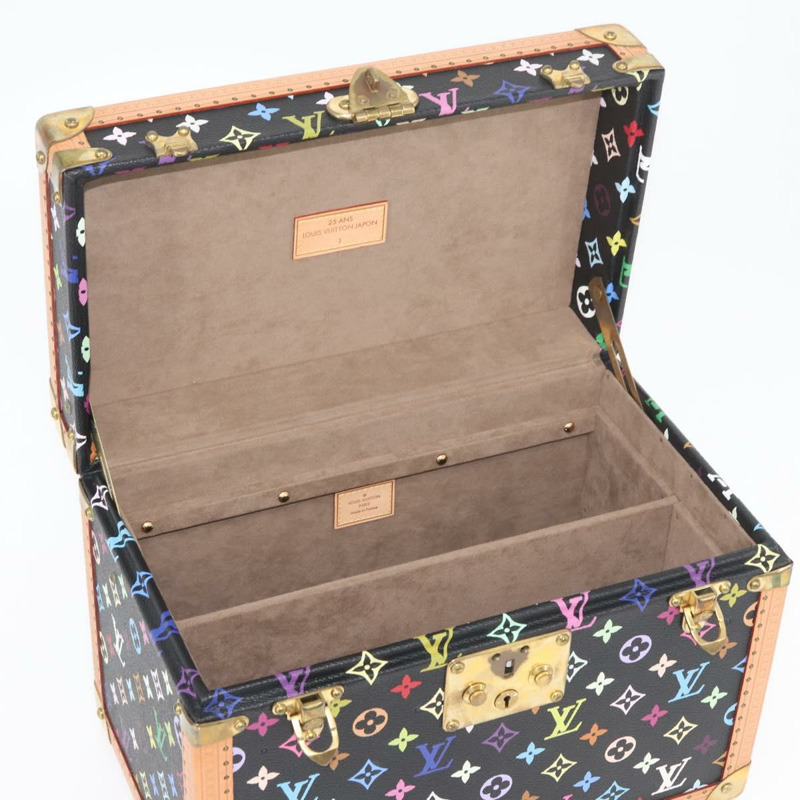 【日本直送】路易威登 Monogram Multicolor Boite Pharmacy Pouch 黑色 LV Auth yk20405SM-26