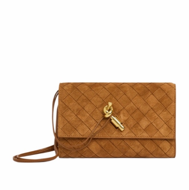 Bottega Veneta 女士 Andiamo 翻蓋單肩包均碼碼19cm*4cm*12.5cm-4