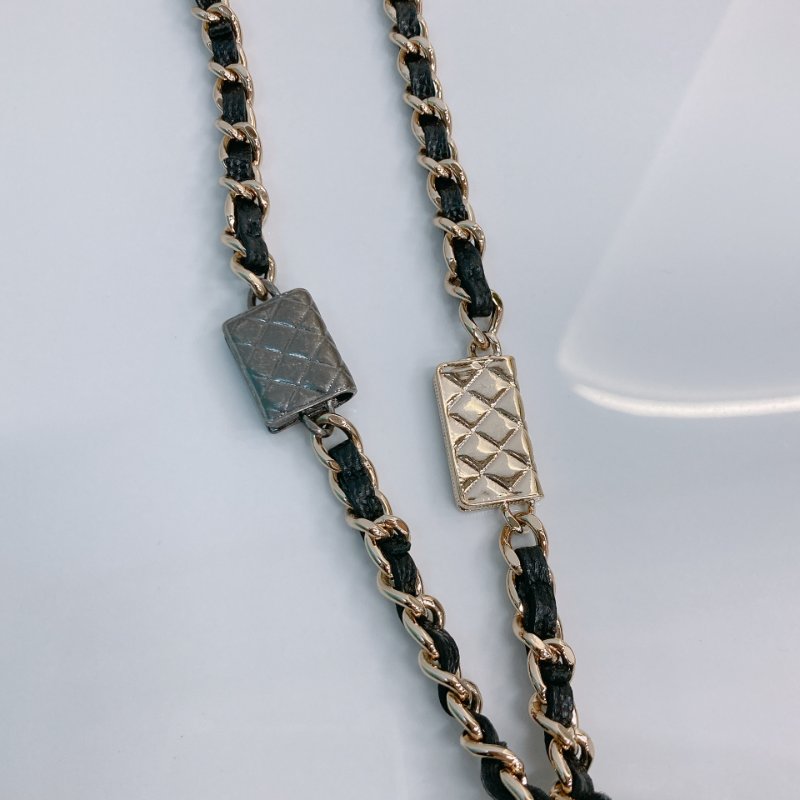 TW3470 Chanel 香奈兒 腰包 腰鏈 鏈條 包包小掛件 魚子醬牛皮 黑色 金扣 CC Logo Chain Belt Bag Caviar Black x GHW-27