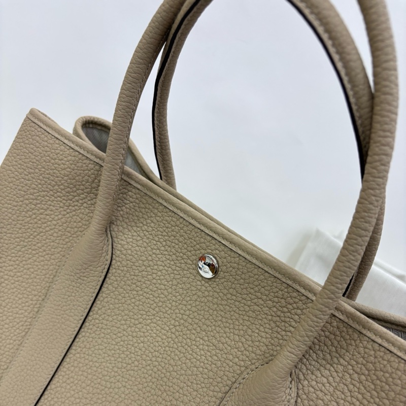Hermes 愛馬仕 garden party花園30 S2風衣灰銀扣 K刻 有購證-7