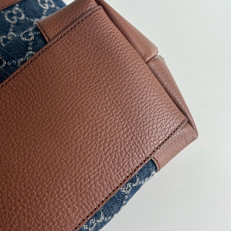 95新🆕 Gucci 古馳 牛仔托特包 深藍老花-10