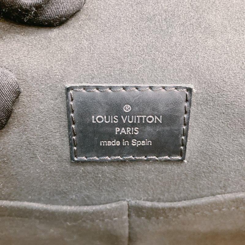 MS0733 Louis Vuitton 路易威登 水波紋 手提包 黑色 銀扣 Cluny Bag 29cm Epi Black x PHW-22