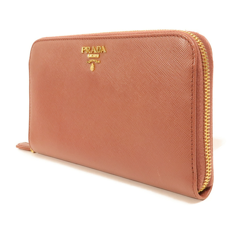 PRADA Saffiano皮革Zipper Long Wallet長錢包-2
