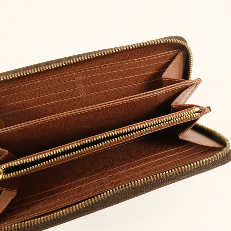 LOUIS VUITTON Monogram Zipper Long Wallet長錢包-6