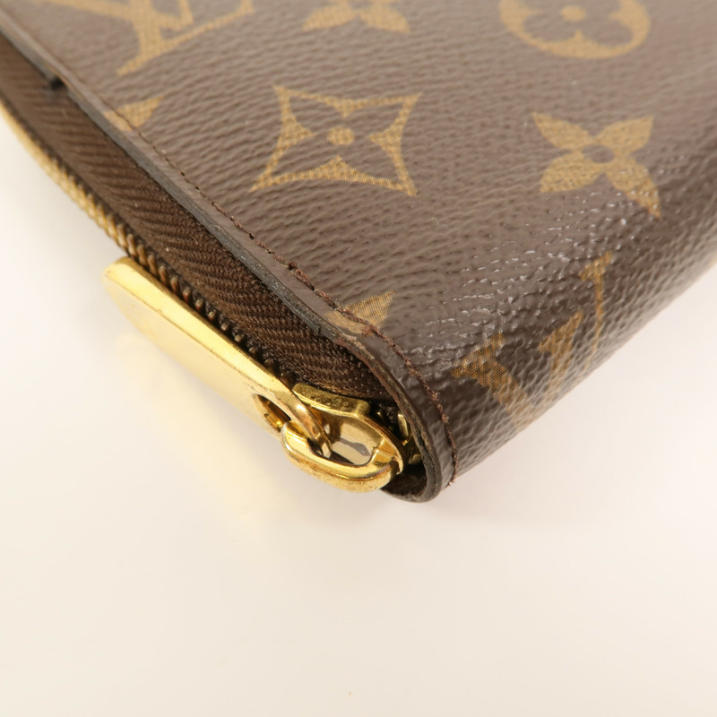 LOUIS VUITTON Monogram Zipper Long Wallet長錢包-9